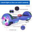 thumbnail image 5 of SISIGAD 6.5" Two-Wheel Self Balancing Hoverboard with Bluetooth and LED Lights Electric Scooter Hoverboard for Kids Blue, 5 of 5