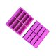 thumbnail image 4 of 4PCS Rectangle Silicone Mold Energy Bar Maker Chocolate Cornbread Cheesecake Soap Mould, 4 of 5
