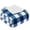 Navy, variant on Green Plaid Sherpa Fleece Throw Blanket 60" x 70"