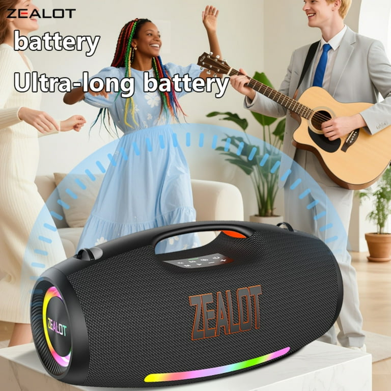 ZEALOT S89, 250W, Outdoor Wireless Speaker, IPX6 Waterproof