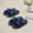 dark blue, variant on 2-Pack Comfortable EVA Slippers for Couples, Non-Slip Soft Lightweight Indoor Home Shoes, Minimalist Design for Men & Women, All Day Wear