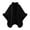 Black, variant on Women's Faux Fur Front Knit Velvet Cape Wrap Mid-Length Relaxed Fit Winter Shawl Outerwear Cozy Holiday Vacation Party Casual Wear