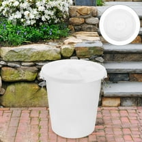 Milisten Bucket Lid for Water Storage Barrel White HDPE 1Pack