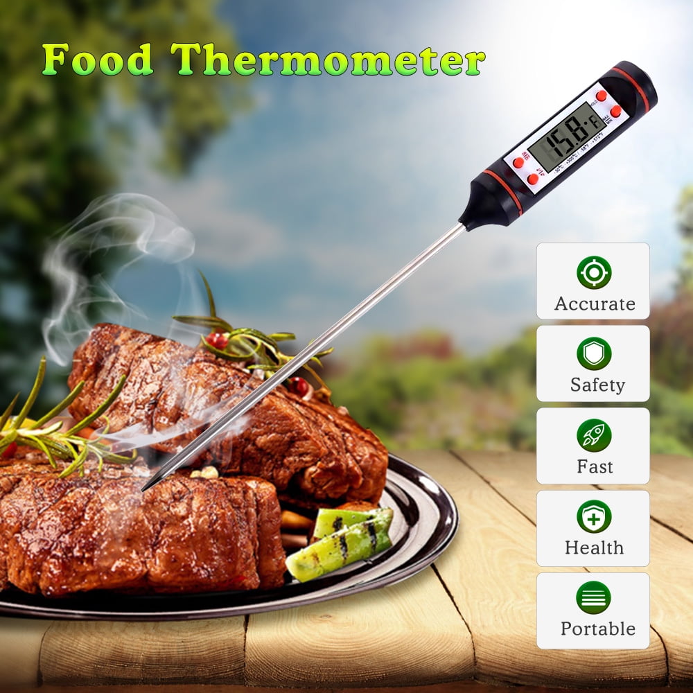 Kitchen Thermometer Digital Food Meat Probe BBQ Household Temperature ToolsO1 