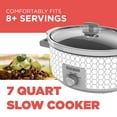 thumbnail image 2 of BLACK+DECKER SC1007D Slow Cooker, 7 Quart, Geometric Cream, 2 of 4