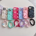 thumbnail image 2 of Funda de teléfono con anillo de corazón de oso para OnePlus 11 6 7 8T 7T, 12 12R 11R Nord CE 4 3 2 CE4 CE3 CE2 Lite ACE ACE3 N20 5G, funda suave, 2 of 5