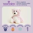 thumbnail image 2 of Oso rosa pesado y apto para microondas con forma de animal de peluche, 2 of 6