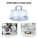 thumbnail image 4 of Caja portátil para pasteles, refrigerador, frutas, verduras, almacenamiento de alimentos, organizador, 1 ud., 4 of 6