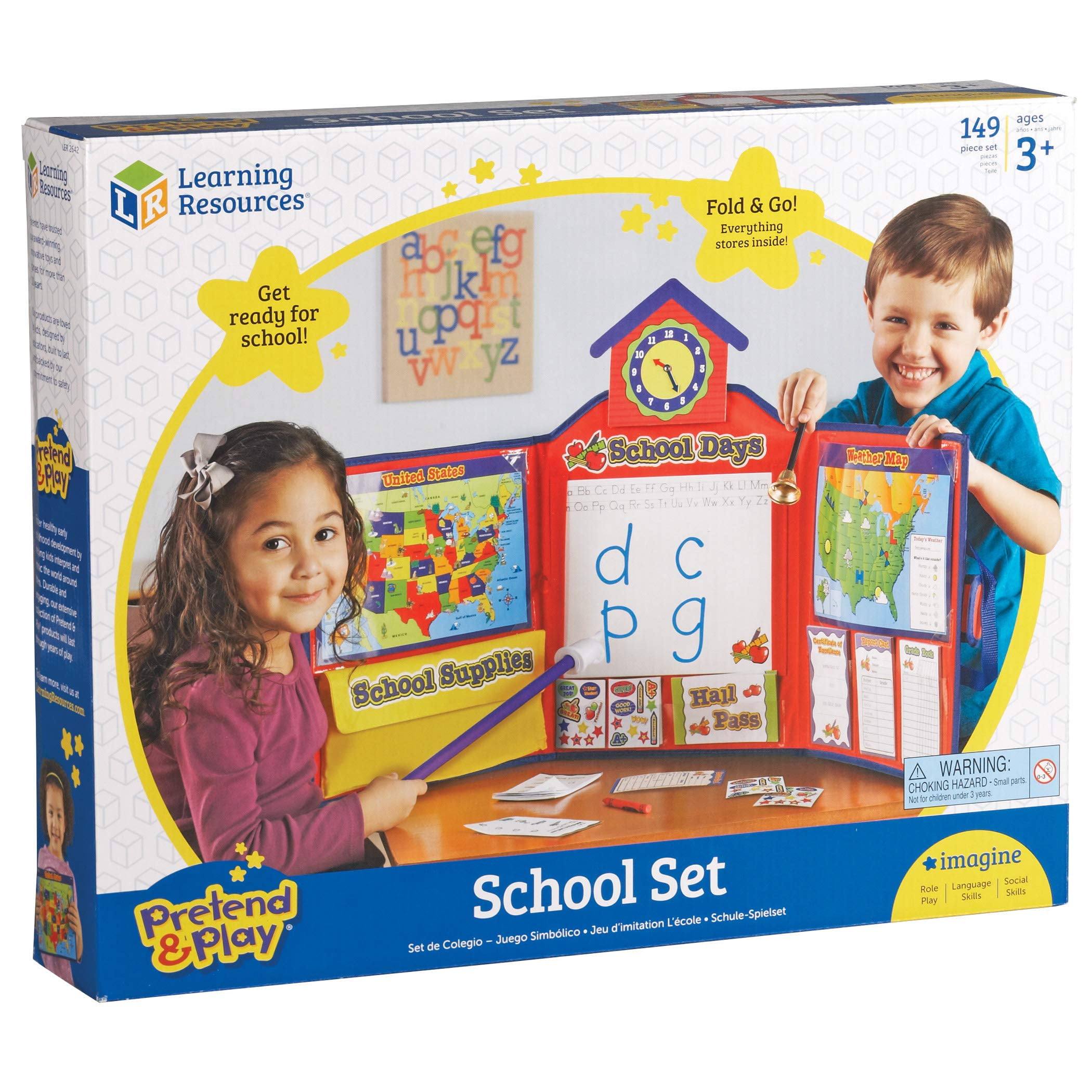 school playset pretend and play