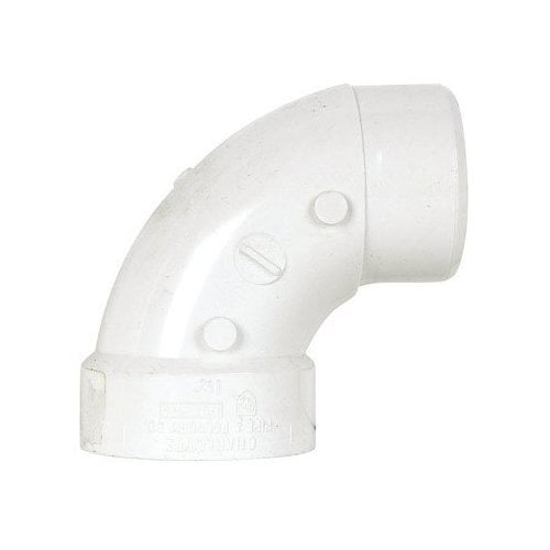 Codo de Ventilación DWV de PVC Charlotte Pipe 1-1/2" 90 Grados