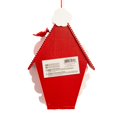 thumbnail image 3 of Kurt Adler 9-Inch Wooden Santa Head Birdhouse Ornament, 3 of 4
