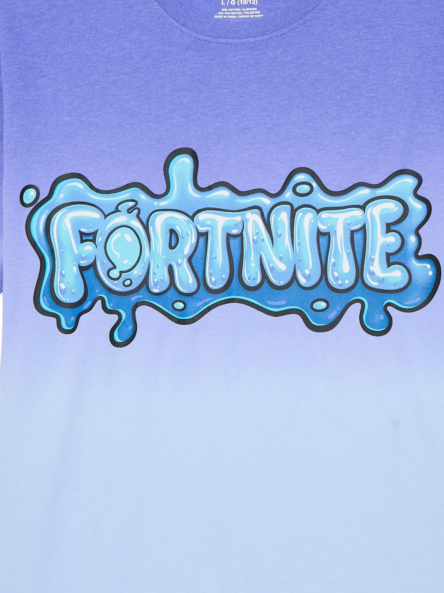 Fortnite Boys Oversized Dip Dye Graphic Tee, Sizes 4-18