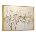 thumbnail image 2 of Designart "Tranquil Beige Trees I" Landscape Trees Floater Framed Wall Decor, 2 of 5