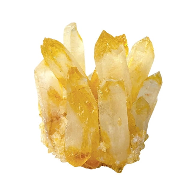 Racimo de cristal natural EZLIFE cuarzo transparente adorno curativo