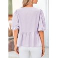 thumbnail image 2 of Blusa PRETTYGARDEN Camisa a rayas con lazo en la parte delantera para mujer 2025, 2 of 9