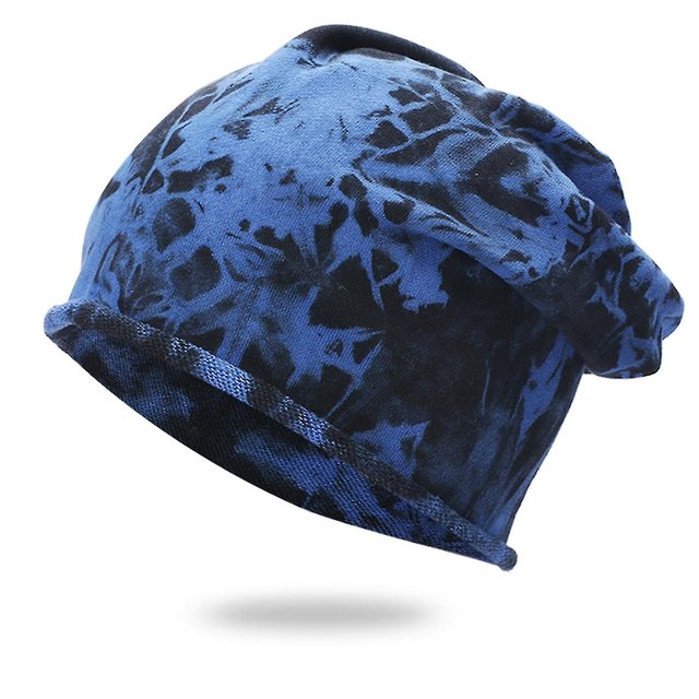 Mujeres Hombres Cálido Baggy Camuflaje Crochet Invierno Lana Ski Beanie Tie-dye Caps Hat LingWen 8390615269421