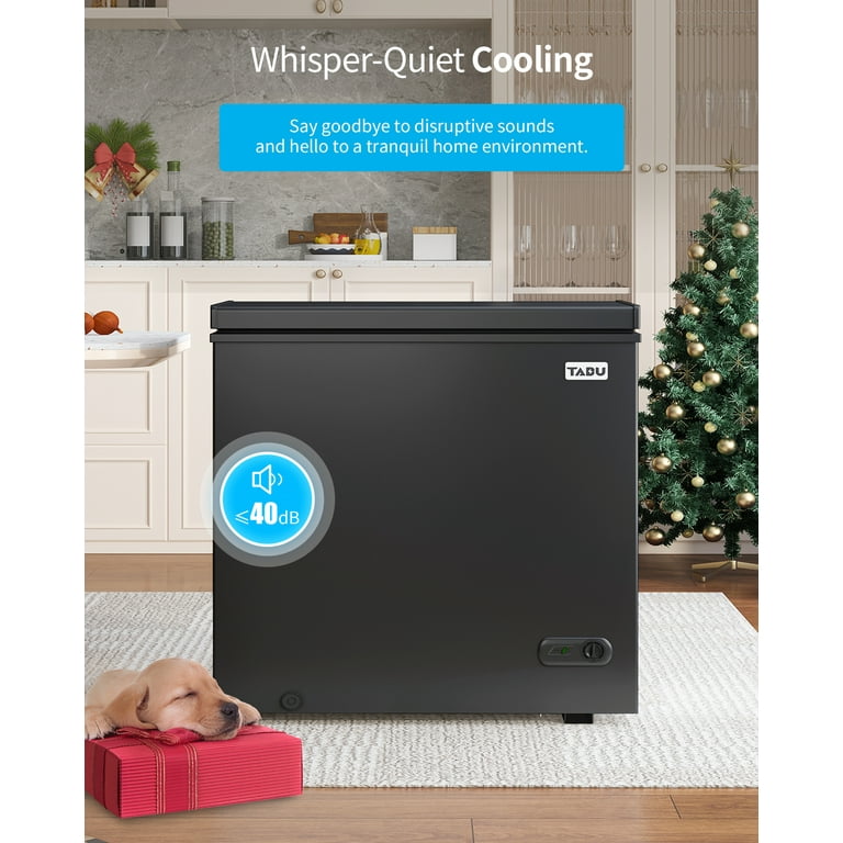 TABU 10.0 cu ft Deep Freezer, Removable Basket, Adjustable