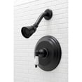 thumbnail image 2 of Kingston Brass KB3630PLSO Restoration Single-Handle Pressure Balanced Shower Faucet, Matte Black, 2 of 5