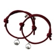 thumbnail image 2 of opvise 2 Pcs Adjustable All-match Magnet Couple Braided Bracelet Jewelry, 2 of 8
