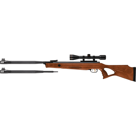 Beeman 10622GP DC Air Rifle (Dual Caliber .177 or .22) with Wood Stock and 6 x 40 Scope