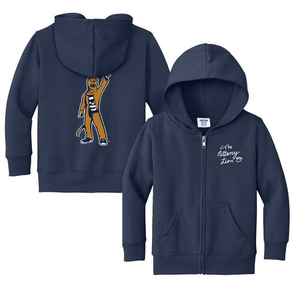 Toddler Chad & Jake Navy Penn State Nittany Lions Paw Logo Full-Zip Hoodie