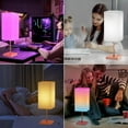 thumbnail image 5 of Smart Table Lamp for Bedroom with RGB Colorful changing APP Control & Music Sync Timer, 5 of 8