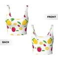 thumbnail image 5 of Naloa Strawberry and Lemon Sports Bras for Women, High Support Bra with Removable Pads, Comfortable - Small, 5 of 9