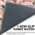 thumbnail image 6 of Office Chair Mat for Hardwood & Tile Floor 36"x48",Boho Pink Floral Farmhouse Vintage Computer Rolling Chairs Mat Carpet,Under Desk Non Slip Gaming Rug Low-Pile Rubber Backing Protector Mat, 6 of 6