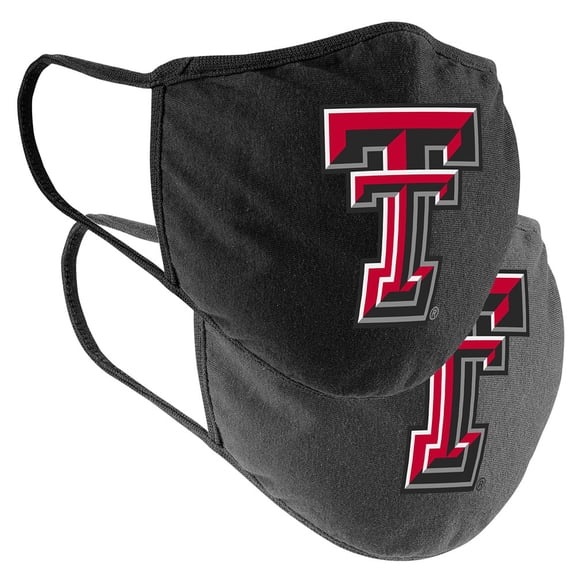 Adult Colosseum Texas Tech Red Raiders Logo Face Covering 2-Pack
