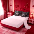 thumbnail image 3 of meiyoeat Pink Bow Alphabet 7 Pieces Full Size Bedding Sets,Fashion Pearl Initial Aesthetic Full Size Bed in a Bag For Girl,Pink Reversible, 3 of 7