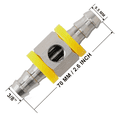 thumbnail image 2 of 2X Universal Fuel Pressure Gauge 1/8 NPT(140 Psi) with 3/8 Inch Fuel Line Fuel Pressure Gauge Sensor T-Fitting Adapter, 2 of 7