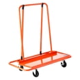 thumbnail image 5 of Drywall Cart Dolly, 1800 lbs Load Capacity, Steel Panel Dolly with 4 Swivel Casters, Durable & Long-lasting, Panel Truck Cart with Tie-Down Strap for Plywood, Plasterboard, Glas..., 5 of 9