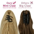thumbnail image 6 of LELINTA 18" Pony Tail Hairpiece Long Curly Weave Hairpiece Jaw Claw Ponytail Hair Extension One Piece Clip in Synthetic Hair Extensions, 6 of 8