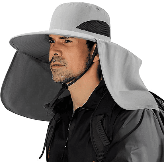 FENRiR Hats,Fishing Hat for Men&Women,Outdoor UV Waterproof Wide Brim Bucket Hat,UPF50  Sun Hat with Neck Flap