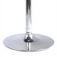 thumbnail image 2 of Pemberly Row Table de Salle à Manger Ronde Décontractée en Noir et Chrome, 2 of 3