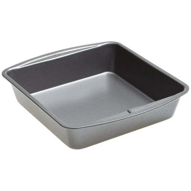 Goodcook 786173391991 Good Cook 8 Inch x 8 Inch Square Cake Pan, 8 x 8  Inch, Gray