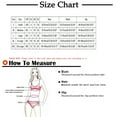 thumbnail image 2 of Dihao Bikini Set for Women Clearance Plus Size Ladies Women'S High Waisted 3 Piece Bikini Set Strappy Swimwear Sexy Cover Up Bathing Suit Swimsuits, 2 of 5
