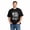 Black-74, variant on Women's Cotton T-Shirt, Cute Cat Pumpkin Ghost Cute Graphic Crew Neck Short Sleeve Tee for Halloween Party