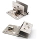 thumbnail image 1 of Bisagra pivotante para puerta de vidrio, bisagra pivotante para puerta de vidrio para gabinete, acabado cromado de aleación de zinc para paneles de vidrio de 8 a 10 mm, serie de bisagras para muebles, 1 of 4