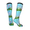 thumbnail image 4 of Bingfone Compression Socks For Women And Men Long Socks For Running Athletic Cycling Nurse-Happy Easter, 4 of 9