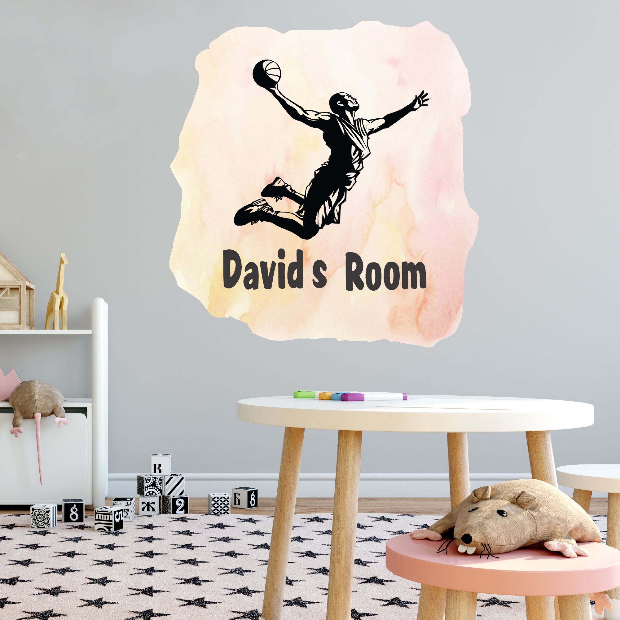 PLIGREAT Animal Tracks Wall Decals | Black Vinyl Paw Print Stickers, Removable For Kids Room - View #3