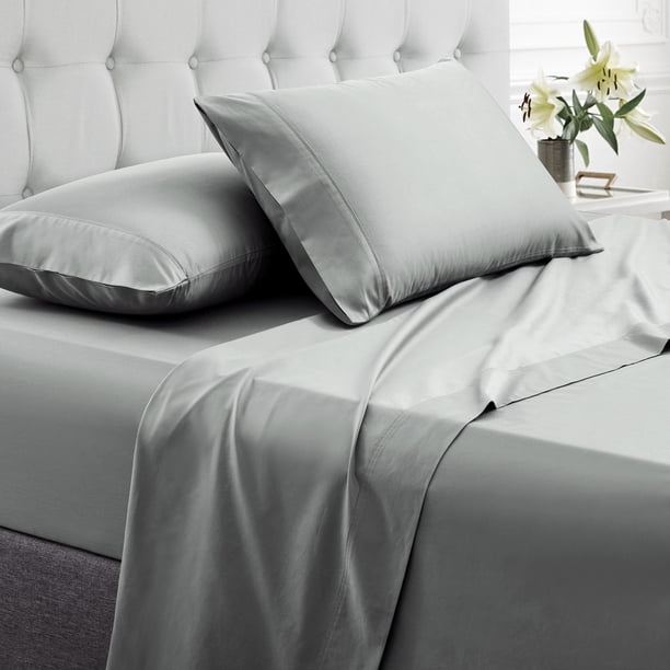 Sweet Home Collection 100Percent Egyptian Cotton Percale Sheet Set 200