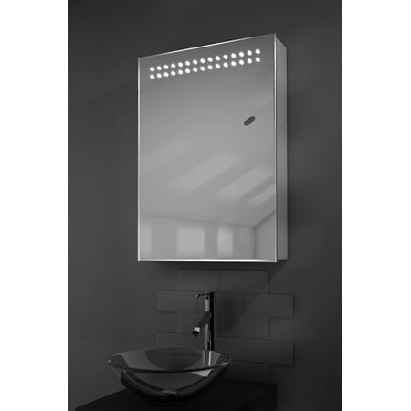 Auto Colour Changing Rgb Bathroom Mirror Cabinet With Shaver Socket Sensor K263rgb