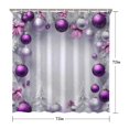 thumbnail image 5 of Christmas Bath Curtain,Colorful Ball Bathroom Curtain Hotel Luxury Style Bathroom Curtains for Campus Bathroom Decor Christmas, 5 of 5