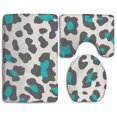thumbnail image 1 of ABPHQTO leopardo Juego de alfombras de baño de 3 piezas Alfombra de baño Alfombra de contorno y tapa de inodoro ABPHQTO  Cont-CHAPPLE-14964, 1 of 2