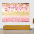 thumbnail image 2 of EeaseCA 1pc Photography Backdrop Background Cloth Balloon Facula Pattern for Decor (Pink), 2 of 7