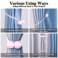 thumbnail image 7 of 4/6 Pcs Strong Magnetic Curtain Tiebacks Decorative Rope Holdback, Modern Style Decorative Window Curtain Tiebacks Clips for Drapes - Best for Your Home Decor, 7 of 7