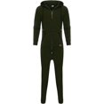 thumbnail image 4 of LAICAIW Combinaison à Capuche pour Hommes, Pyjama une Pièce à Fermeture Éclair, Combinaison de Jogging, 4 of 6