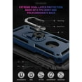 thumbnail image 3 of Phone Case for iPhone 6/6S Plus iPhone 7 Plus iPhone 8 Plus,[ Military Grade ] 15ft. Drop Tested Protective Case with Magnetic Car Mount Ring Holder Stand Cover for iPhone 6/7/8 Plus - Blue, 3 of 6
