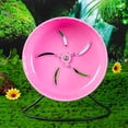 thumbnail image 3 of Lohuatrd Hamster Wheel Silent Rotatory Hamster Exercise Wheel Smooth Guinea Pig Running Round Wheel Pet Supplies, 3 of 8